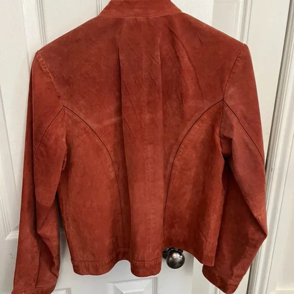 Suede zip jacket. - Picture 2 of 3